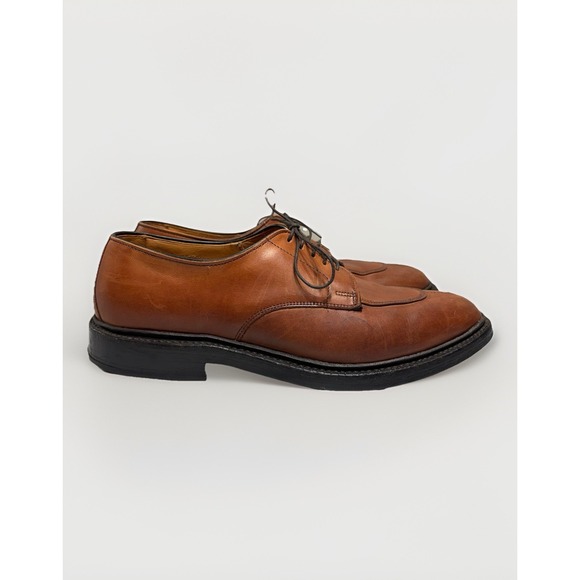 Allen Edmonds Walton Oxfords Leather Dress Shoes Men's Size 9 D Split Toe Brown - Picture 3 of 10